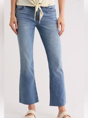 Kut from the Kloth Mid-Rise Ankle Flare Jeans